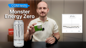 Monster Energy Zero and blood sugar level CGM test